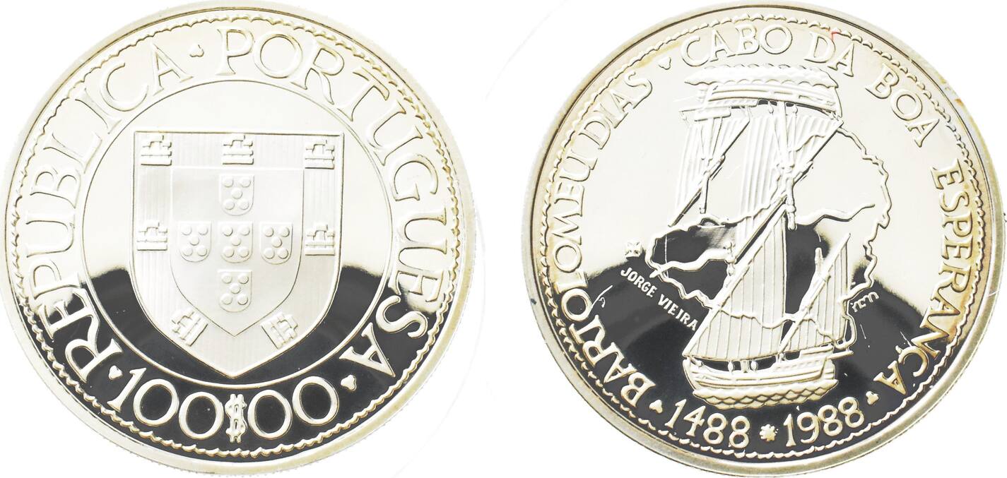 Portugal 100 Escudo 1988 Goldenes Alter der portugisischen Entdeckungen