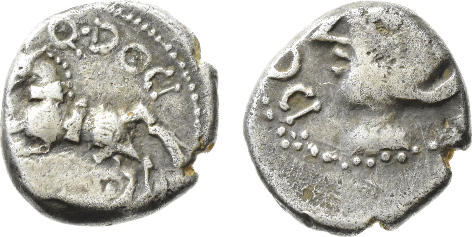 Kelten Quinar 1. Jh. v.Chr. ÖSTLICHES MITTELGALLIEN, Sequani, Typ Q
