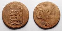 Duit 1787 Niederlande VOC WEST-FRIESLAND vz