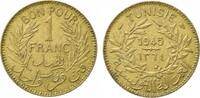 Tunesien 1 Franc Französisches Protektorat (1890 - 1957) / Mohammed En-Naceur -