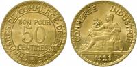 Frankreich 50 Centimes Zwei Münzen 1 Franc 1934 & 2 Francs 1939 -