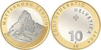 Schweiz 10 Franken Gedenkmünze 10 Fr. Matterhorn (Schweizer Berge) -