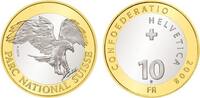 Schweiz 10 Franken Gedenkmünze 10 Fr. Steinadler -