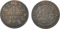 Deutschland 1 Kreuzer Nassau, Adolph 1839-1866 -