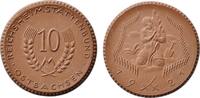 Deutschland Ostsachsen 10 Mark Ostsachsen, Porzellan Manufaktur Meissen -