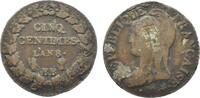 Frankreich 5 Centimes 5 Centimes L'AN 8 BB (Strasbourg) -
