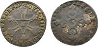 Frankreich 6 Deniers Montpellier 6 Deniers dîts Dardenne Louis XIIII -