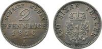 Deutschland 2 Pfennig Brandenburg-Preußen, Wilhelm I. 1861-1888 -