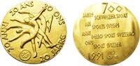 Schweiz Medaille 700 Jahre Schweizer Sport, Franco Annoni -