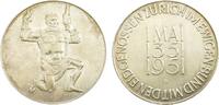 Schweiz Zürich Medaille Schützenmedaille 1951 Zürich im ewigen Bund -
