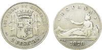 Spanien 2 Pesetas Provisorische Regierung (1868-1871) Provisional Government -