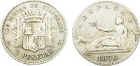 Spanien 2 Pesetas Provisorische Regierung (1868-1871) Provisional Government -