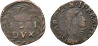 Italien 1 Quattrino Herzogtum Mailand, Karl I. ( 1665–1700 ) -