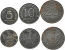 Polen 5, 10 & 20 Fenigow -