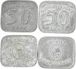 Deutschland 2 x 50 Pfennig Stadt Ludwigsburg -