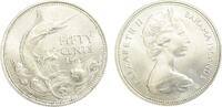 50 Cents 1969 Bahamas Queen Elizabeth II / Marlin Fisch +unz