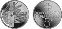 Schweiz 5 Franken Gedenkmünze 5 Fr. Le Corbusier, 1887-1965 -