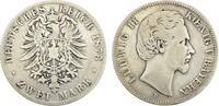 Deutschland 2 Mark Kaiserreich: Bayern: Ludwig II, 1864-1886 -