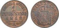 Deutschland 1 Pfennig BRANDENBURG PREUSSEN , Wilhelm I. (1861-1888) -