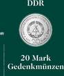 Safe Premium Münzalbum für 20 Mark DDR-Gedenkmünzen mit 4 Blättern Nr. 7412 Neu