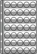Leuchtturm Hüllen Schwarz Compart für 42 Kronkorken/Champagner-Deckel 305080 Neu