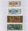 Lindner Klarsichthüllen mit 4 Streifen für Banknoten 832P (10er Pack) Neu