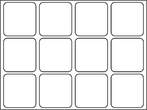 Lindner Alu-Sammelvitrine mit 12 Fächern (87 x 90 mm) 4890-12 Neu