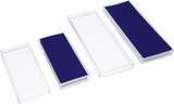 Leuchtturm Kapseln für Orden, 98 x 44 x 22 mm, blau (5er Pack) 368607 Neu