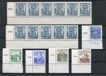 Österreich MiNr. Lot postfrisch Bauwerke, 66 Eckränder mit PLN etc. MiNr. Lot Bauwerke, 66 Eckränder mit PLN etc.