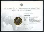 Vatikan Numisbrief 2006 Medaille Papst Benedikt XVI. 1. Pontificatsjahr