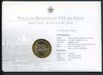 Italien Numisbrief 2007 Medaille Papst Benedikt XVI. Besuch in Assisi