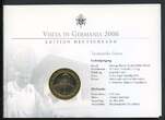 Bund Numisbrief 2006 Medaille Papst Benedikt XVI. Besuch in Deutschland