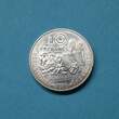Frankreich 1985 10 Francs Victor Hugo 950er Silber ST