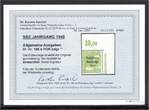 SBZ Allg. Ausgaben MiNr. 185 b P OR ndgz postfrisch Befund Ruscher MiNr. 185 b P OR ndgz Befund Ruscher