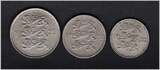 Estland 1922 1, 3 + 5 Marka