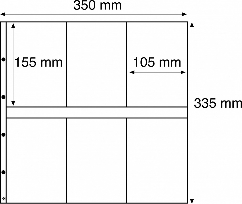 Leuchtturm MAXIMUM Hüllen 5er Packung-Schwarz,Glasklar oder Weiß zur Auswahl 