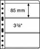 Leuchtturm Hüllen Klar Vario 3C (5er Pack) 319560 Neu -