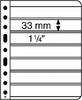 Leuchtturm Hüllen Schwarz Vario 7S (5er Pack) 312882 Neu -