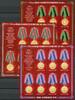 Russland Russland Kleinbogen-Satz 2015 MiNr. 2146-2148 postfrisch Orden Medaillen MiNr. 2146-2148 Kleinbogen-Satz 2015 Orden Medaillen -