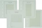 Leuchtturm Blankoblätter für Zehnerbögen ZB 16 (5er Pack) 344715 Neu -