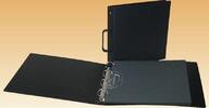 Kobra Ringbinder Schwarz für Postkarten AK2B, ohne Blätter Neu -