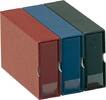 Lindner Kassette / Schuber Schwarz klein im Langformat 817K-S Neu -