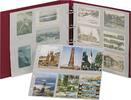 Lindner Ringbinder Weinrot Standard XL für Postkarten 3000-W Neu -