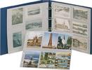 Lindner Ringbinder Blau Standard XL für Postkarten 3000-B Neu -