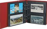 Lindner Postkarten-Album Weinrot Multi Collect 1300PK-W Neu -