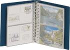 Lindner Postkarten-Album Blau Classic 1103K-B Neu -