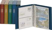 Lindner Postkarten-Album Blau Classic mit Kassette 1131-B Neu -