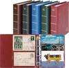 Lindner Postkarten-Album Weinrot Lotos 5800-W Neu -
