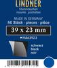 Lindner Klemmtaschen-Zuschnitte Schwarz 39 x 23 mm (50 Stück) HA63923 Neu -