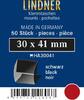 Lindner Klemmtaschen-Zuschnitte Schwarz 30 x 41 mm (50 Stück) HA30041 Neu -